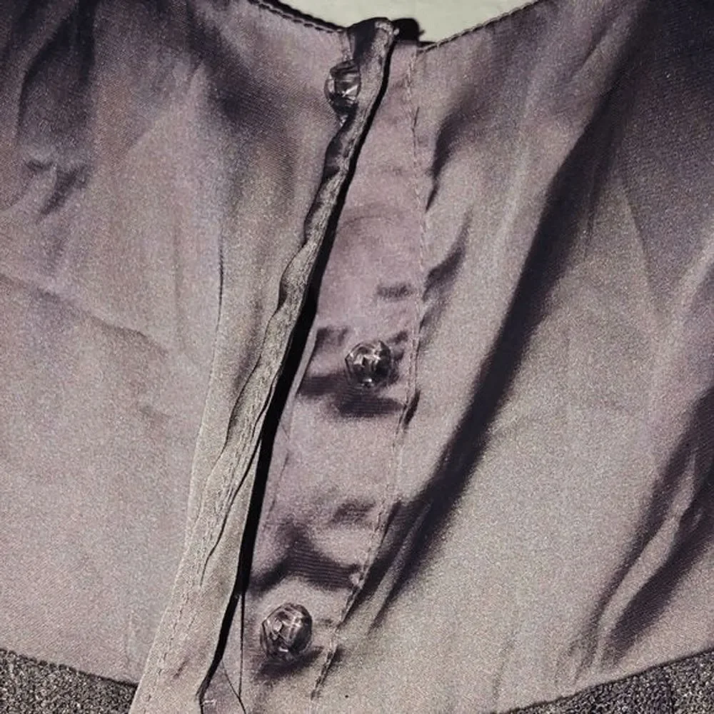 Baby gap 2T grey dress, with glittery tulle ruffles